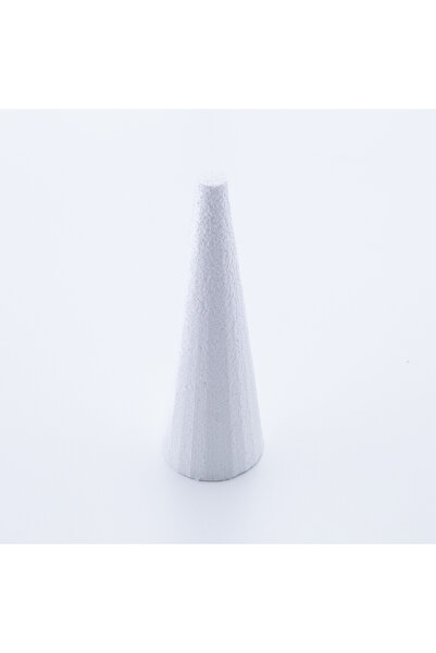 Bimotif Strafor köpük beyaz koni, 20 cm  1 adet