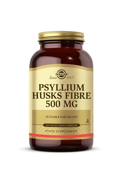 Solgar Psyllium Husks 500 Mg 200 Kapsül