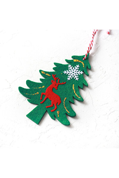Bimotif Στολίδι Πρωτοχρονιάτικο Πεύκο, Πράσινο 1 Τεμάχιο
