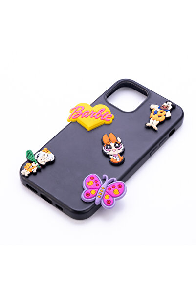 Bimotif Yapışkanlı Telefon Kılıfı Arkası Süsü, Barie Ve Kelebek