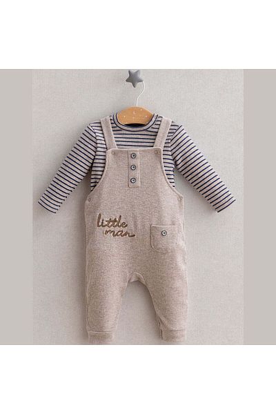Tongs Baby Boy Salopette - Little Man