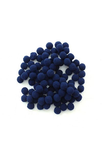 Bimotif Λούτρινο Πομπόν, 1,5 εκ. 50 Τεμάχια Navy Blue
