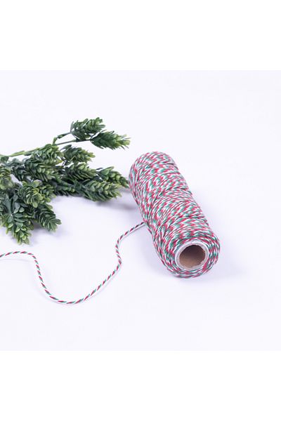 Bimotif Package string, red-green-white 25 meters