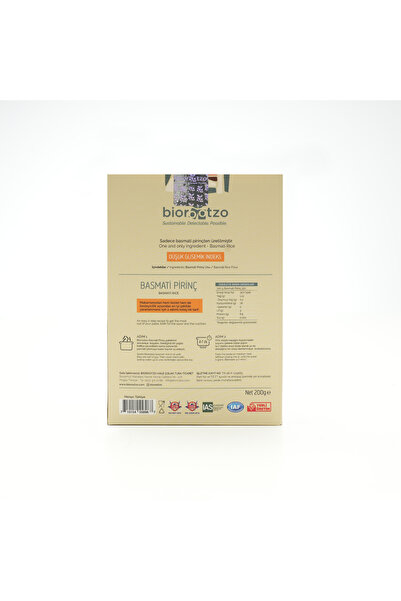 Biorootzo Basmati Pirinç Fusilli Burgu Glutensiz Vegan Düşük Gi 200 G