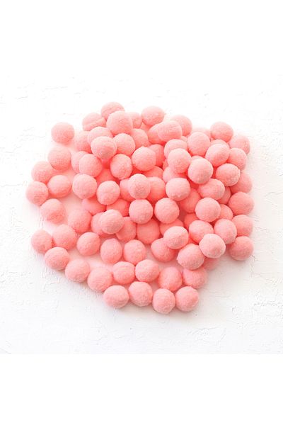 Bimotif Λούτρινο πομπόν, 2,2 cm 20 τμχ Σολομός