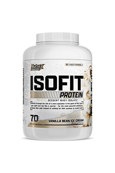 Nutrex Research Isofit, Vanilla Bean Ice Cream, 5 LB
