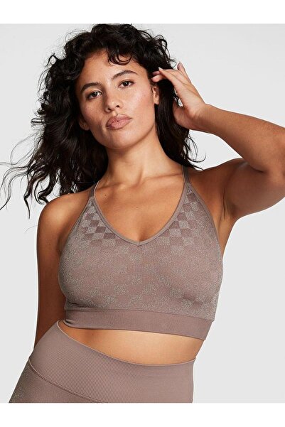 PINK Seamless Hafif Destekli Sporcu Sütyeni