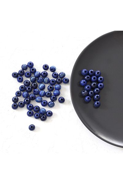 Bimotif Wooden bead, night 100 gr(Dark Blue)