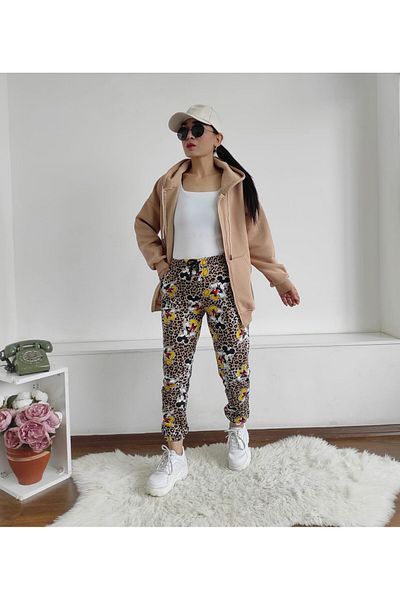 Altı Üstü Butik Яке с цип и повдигнати 3 въжета