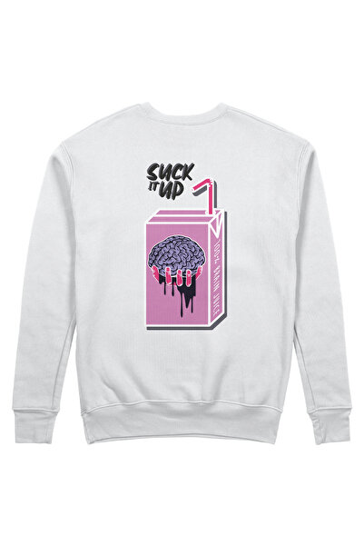 Mounte Bianca Unisex Suck It Up - Obična majica sa kapuljačom