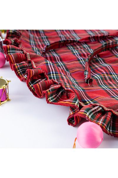 Bimotif 60 cm Christmas Pine Tree Plaid Blanket - Cotton