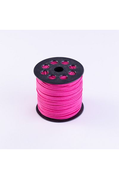 Bimotif Φούξια Διακοσμητικό Σουέντ Σχοινί, 3mm 10 Μέτρα
