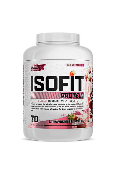 Nutrex Research Isofit, Strawberries & Cream, 5 LB