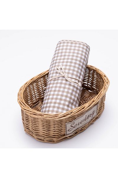 Bimotif Pötikare beige tablecloth, tablecloth, picnic cover, 75x75 cm