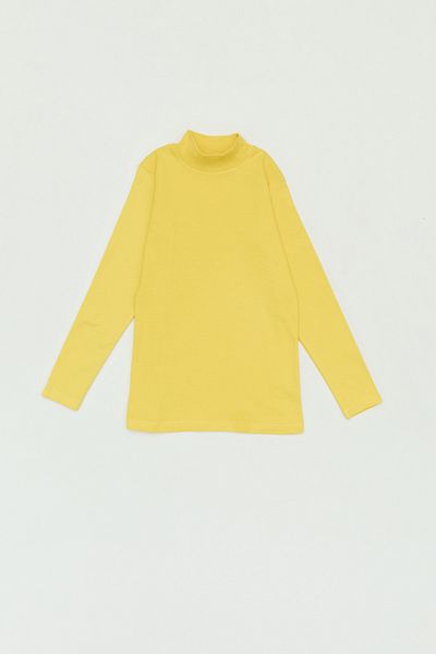 Fulla Moda Basic Stand Collar Girl's Bodysuit