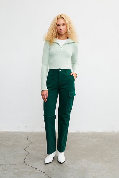 VATKALI High waist carpenter trousers