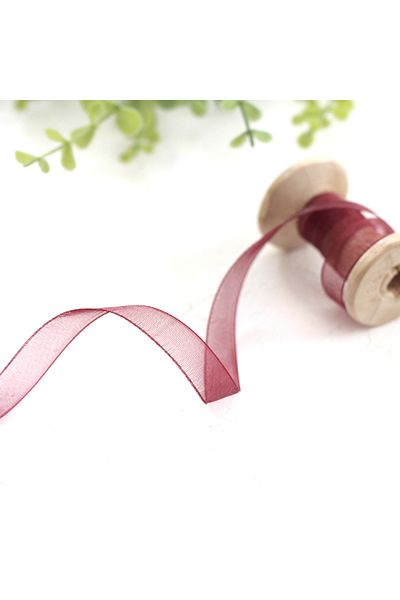Bimotif Κορδέλα Organza, 20 μέτρα Claret Red