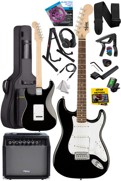 Midex Rph-30wb-35amp Gül Klavye Strat Kasa Sss 35w Elektro Gitar Seti