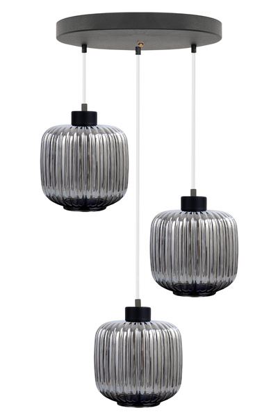 MINIMAL ETICARET VE BILGI TEKNOLOJILERI İntense Silver Chrome Plafonyer Cam A...