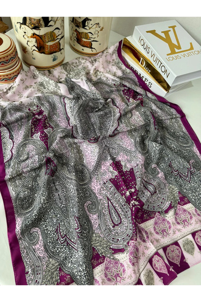 Oxygen Scarfs Şal moale din bumbac cu model etnic