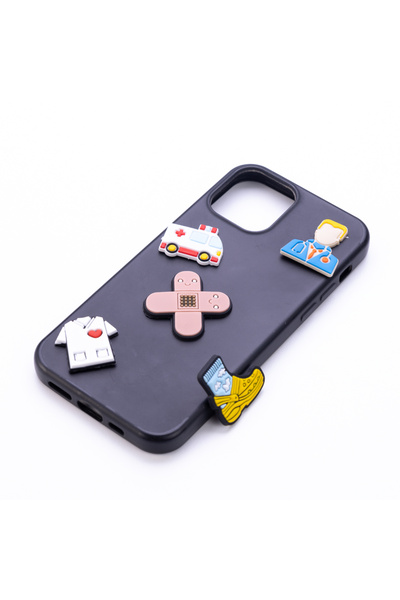 Bimotif Yapışkanlı Telefon Kılıfı Arkası Süsü, Ambulans