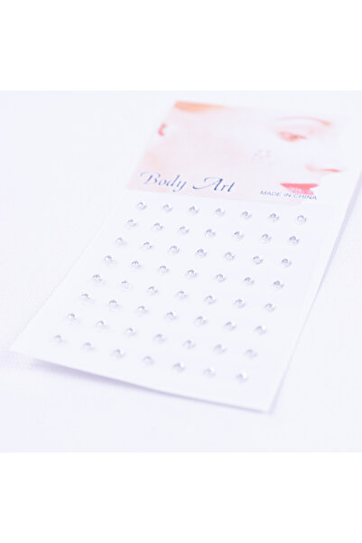 Bimotif Vintage Yuvarlak, Mini 56lı Kristal Yüzvücut Stickerı Makyaj Taşı, 0....