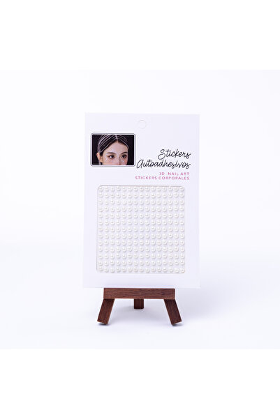 Bimotif İncili Yüz Ve Vücut Stickerı Makyaj Taşı 3 Kutu