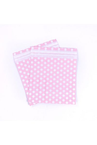 Bimotif Συσκευασία δώρου Pink White Polka Dot, 20x20 cm 5 τεμάχια