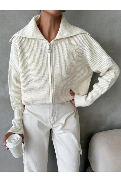 Ugdelia Γυναικεία ζακέτα με φερμουάρ Full Fisherman