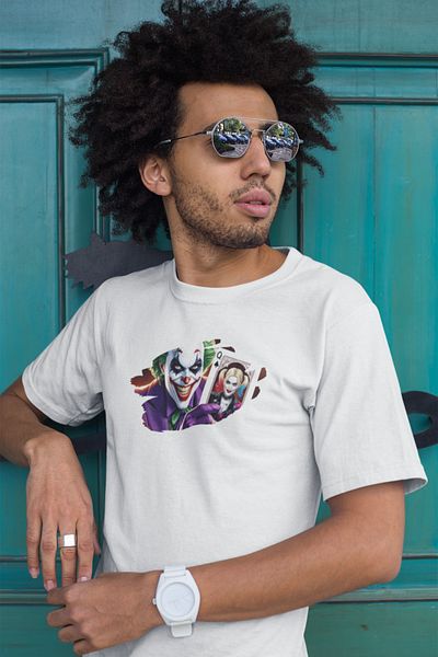 SM Satranç Medya Μπλουζάκι Joker Unisex - Jokey And Harley