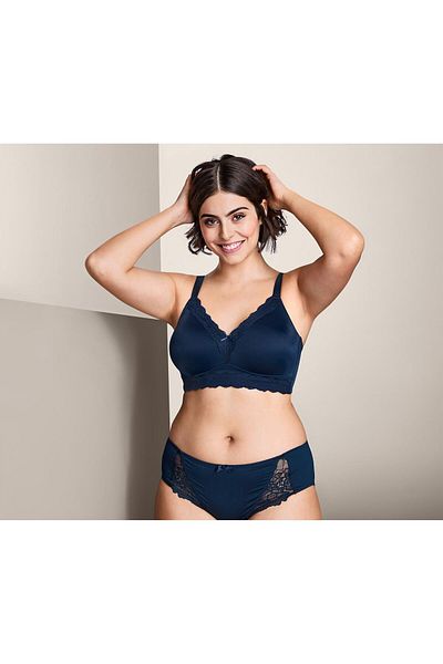 Tchibo Women Soft Bra, Navy Blue