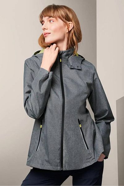 Tchibo Women Textured Parka Jacket, Grey