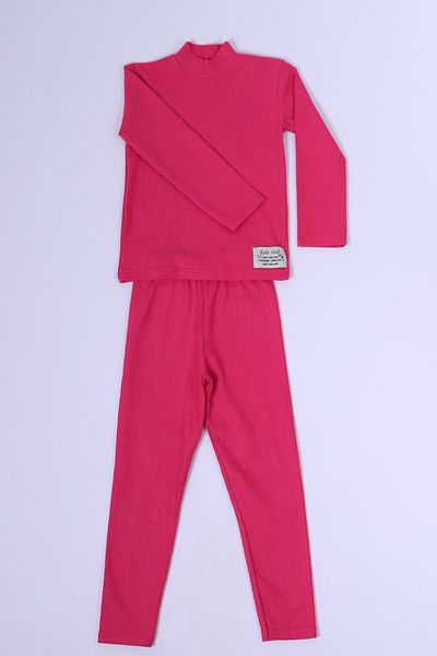 HÇM Solid Color Bottom-Top Suit for Girl - Throat Detail D18