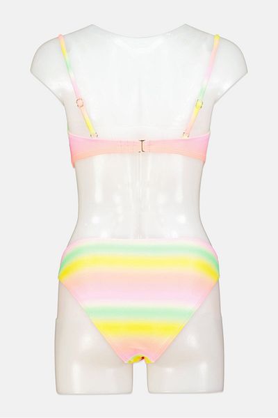 California Sunshine Women 2pcs Metallic Bikini Set, Pink