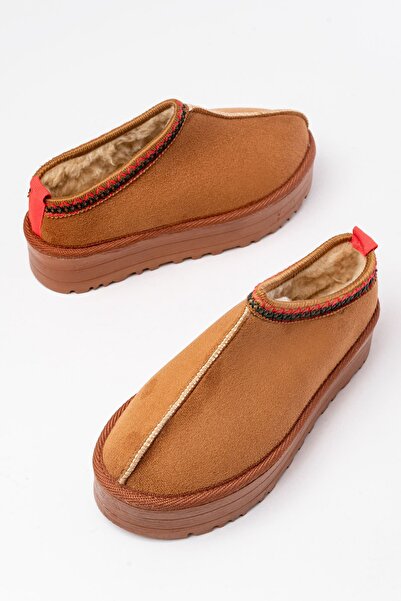 serkanseyyid NDR-2888 Γυναικείες καθημερινές παντόφλες με κλειστά δάχτυλα χειμερινού καστόρι