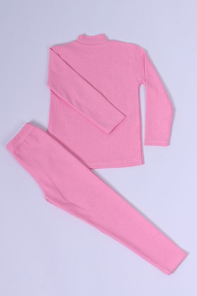 HÇM Solid Color Bottom-Top Suit for Girl - Throat Detail D18