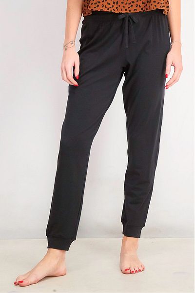 Tchibo Women Plain Drawstring Pajamas, Black