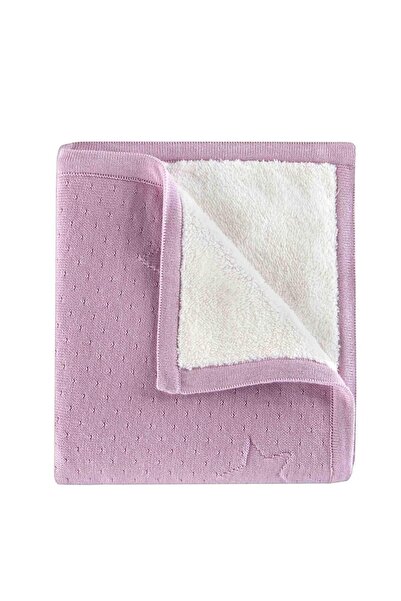 Miespiga Welsoft Knitwear Wool Baby Blanket with Nickle Inside Northstar Pink