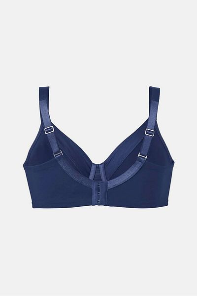 Tchibo Women Non Padded Underwired Lace Soft Bra, Dark Blue