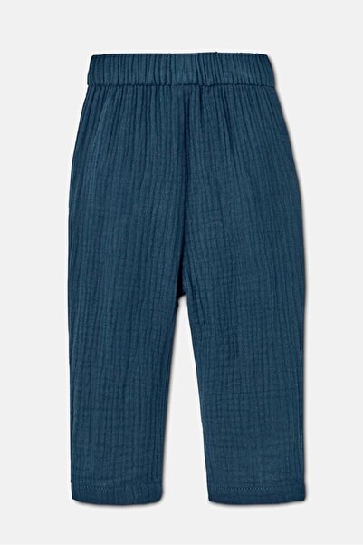 Tchibo Toddlers Boy Textured Pull,On Pants, Navy