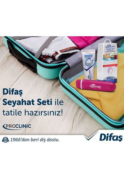 Difaş Travel Set Pro-Clinic Boxed (Full Set-4 Pieces)