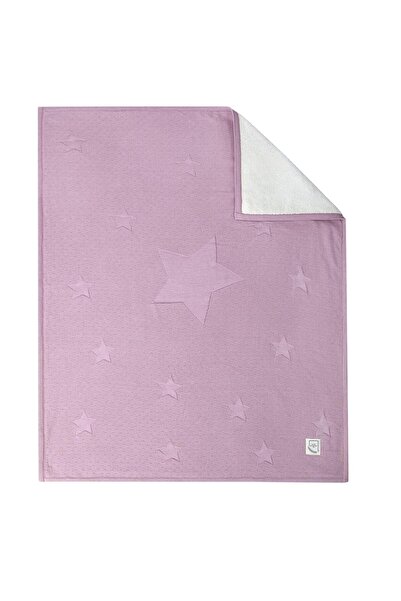 Miespiga Welsoft Knitwear Wool Baby Blanket with Nickle Inside Northstar Pink