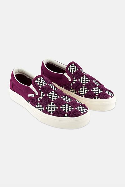 Vans Men Classic Slip On Shoes, Purple