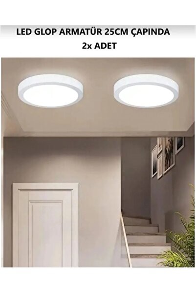 Viesteknoloji 2 Lİ LED ARMATÜR BALKON ÇOCUK ODASI WC HOL AYDINLATMA GLOP ARMATÜR