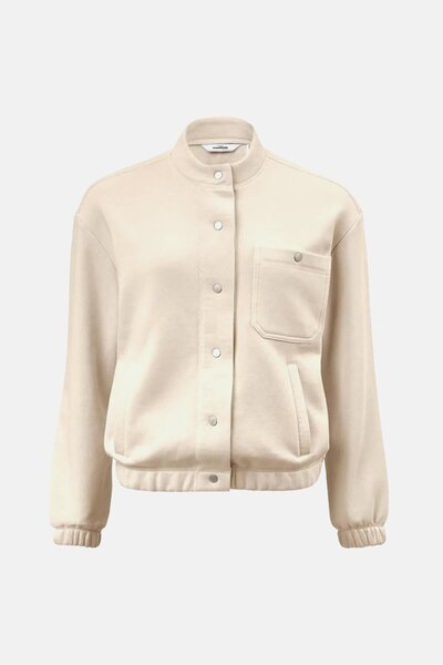 Tchibo Women Plain Bomber Jacket, Beige