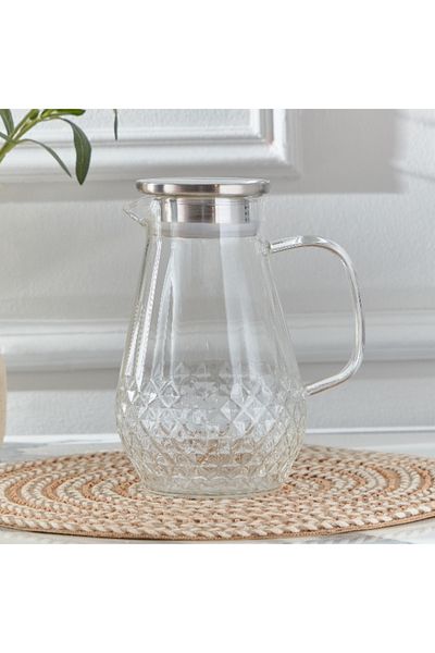Home Box Sip Savor Borosilicate Glass Pitcher - 1500 ml
