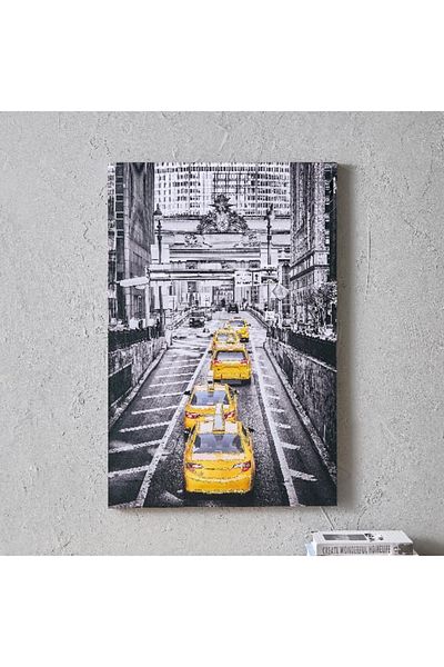 Home Box Walmer Printing 40% Glitter Unframed Wall Art - 60x2.5x90 cm