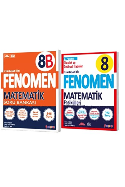 Fenomen Yayıncılık FENOMEN YAYINLARI 8. SINIF Matematik B Soru Bankası ve Mat...