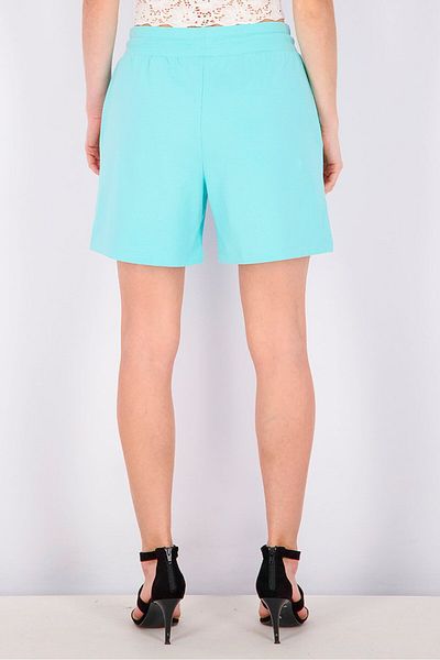 Tchibo Women Plain Drawstring Shorts, Turquoise