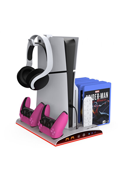Hobimtek Ps5 Için Soğutucu Organizatör Ps5 Slim Ve Tüm Ps5 Modeller Ile Uyuml...